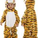Tonwhar Toddler Infant Tiger Animal Fancy Dress Costume (100（Height:31"-35"/ Ages 18-24 Months）, Tiger) 