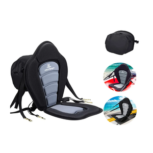 JAYEGT Kayak Seat Deluxe Padded Back Canoe Seat with Back Support ，SUP Paddle Board Seats Fishing Seat for Universal Sit with Detachable Storage Bag and 4 Adjustable Straps.