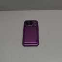 for iPhone 17 Pro Wallet Case with Camera Cover, Card Holder (4-5 Cards), Military Grade Protection, Heavy Duty Women Men Protective Phone Case for iPhone 17 Pro 6.3" 2025, Dark Purple