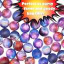 60 Pack Galaxy Stress Balls Bulk for Kids Adults 2.5 Inch Space Squeeze Anxiety Fidget Sensory Balls Children Outer Space Mini Relief Balls for Birthday Party Favors Finger Exercise Carnival Gift