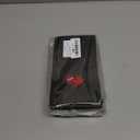 Horaldaily 100 Valentine Disposable Paper Decorative Guest Napkins, Red Foil Love Heart Black Hand Towel for Party Lunch Dinner Kitchen Bathroom