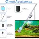 hygger 360GPH Electric Aquarium Gravel Cleaner, 5 in 1 Automatic Fish Tank Cleaning Tool Set Vacuum Water Changer Sand Washer Filter Siphon Adjustable Length 15W