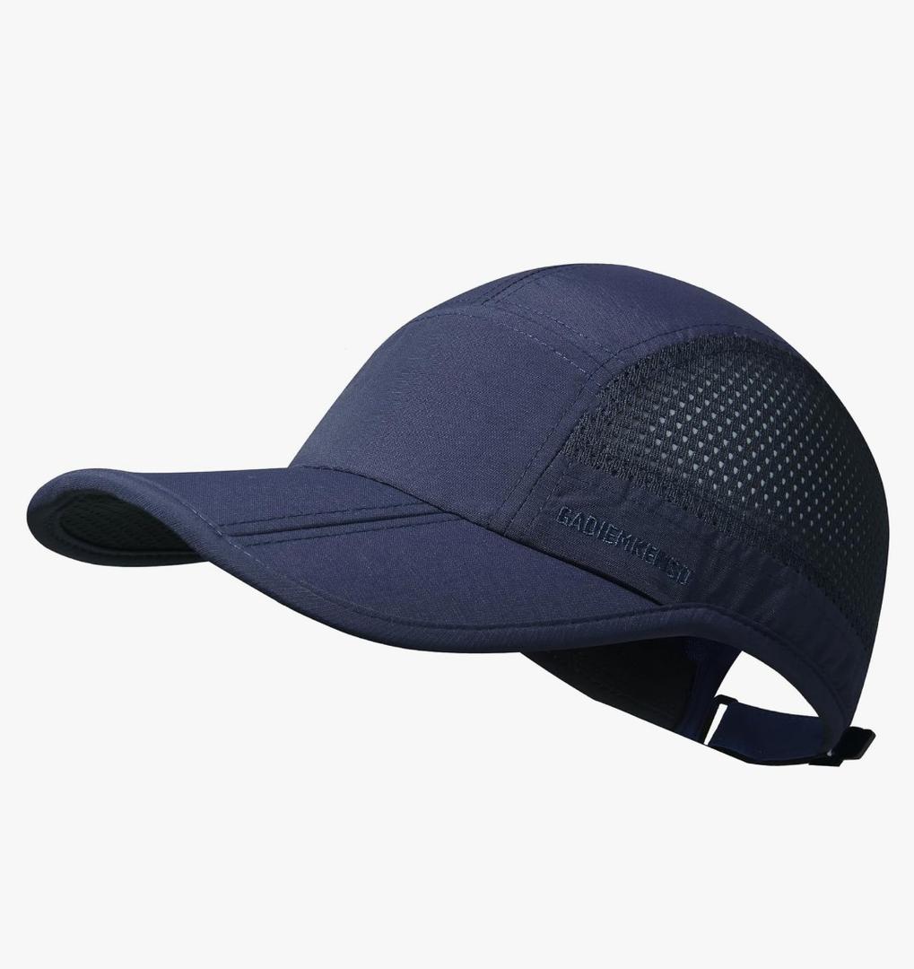 GADIEMKENSD Mens Folding Outdoor Hat Long Brim UPF 50+ Sun Protection