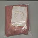 30ft x 10ft Dusty Rose Backdrop Curtain with Lights String for Parties, Sheer Tulle Wedding Photo Backdrops Drapes for Baby Shower Birthday Party Decorations Background for Photography (W5' x H10'(6 panels))