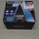 Fits for 2007-2015 Chevy Silverado 1500 2500 3500HD High/Low Dual Beam Fog Light Bulbs Accessories,6000K White 40000LM,2007 2008 2009 2010 2011 2012 2013 2014 2015 silverado Lights Bulb,Pack of 4