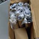 72" HEAVY DUTY Round Closet Rod | 32mm Diameter | Satin Brass Clothes Pole | 4 Pack