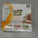 Fancy Feast Poultry and Beef Feast Classic Pate Collection Grain Free Wet Cat Food Variety Pack - (Pack of 30) 3 oz. Cans Best By Jan 2028