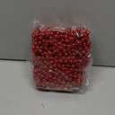 Huwena 4 Pcs 10 ft Christmas Bead Garland for Christmas Tree Decorations Acrylic Beaded Garland for Tree Fireplace DIY Ornament Holiday Party Indoor Wedding Decorations(Dark Red)