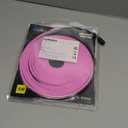 Lamomo LED Neon Flex, 16.4ft/5m Pink Neon Light Strip, 12V Flexible Waterproof Neon LED Strip, Silicone LED Neon Rope Light for Kitchen Bedroom Indoor Outdoor DecorationPower Adapter no Included