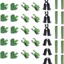 36 Pieces Adjustable Plant Trellis Connector Clip Plastic Plant Connector Stakes Garden Plastic Connector Connecting Joint Buckle Clip 16mm