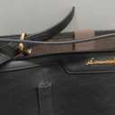 LOVEVOOK Laptop Bag for Women 15.6 inch Lightweight PU Laptop Tote Bag, Large Capacity Computer bag with Clutch Purse for Business, Work, Office, Travel, School,Casual(Black & Leather)