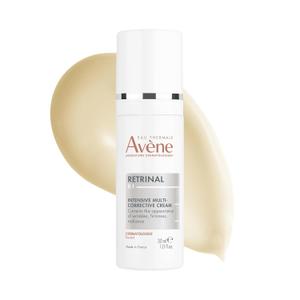 Avène Retrinal 0.1% Intensive MultiCorrective Cream, Retinal Face Cream Formulated with Retinaldehyde, Niacinamide & Hyaluronic Acid, Antiaging Cream Visibly Reduces Wrinkles & Fine Lines, 1 Fl Oz