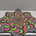 Spark Flow Star - 28" Diameter - Rechargeable Multi-Colored LED Lights - 3 Modes (Wonky Wormhole with Power Ring - Cass Cabel)