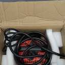 10L0L 15 Amp Golf Cart Charger for Club Car DS Precedent 48 Volt, Golf Cart Battery Charger Fit for Lead Acid, Lithium, Maintenance-Free Battery with Upgraded 3-Pin Round Plug, Support APP Bluetooth (Red)