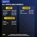 TPMS 433Mhz Pre-Programmed,Compatible with Jeep Compass 17-24|Grand Cherokee 18-20|Renegade 15-24|Dodge Dart 12-17|Durango 16-24|Chrysler 200(11-17)|Pacifica 16-24/ OE#68193586AC(Set of 4)