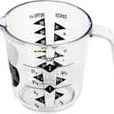 Chef Craft Select Plastic Measuring Cup, 2 Cup, Clear