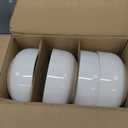 Plates and Bowls Sets, Dinnerware Sets for 4, 12 Pieces Scratch Resistant Dishware Dishes Set, Ceramic Kitchen Dinner Set, Porcelain & Microwave and Dishwasher Safe, Cream White