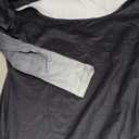 HBQ Women's Bodycon Maxi Dress Long Sleeve Square Neck Lounge Dresses Sexy Night Out Party Dress (Large, Black Gradient)