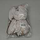 6Pcs Christmas Party Magnolia Flowers for Tree Artificial Poinsettia Flower Fake Magnolia Flower with Stems Floral Picks for Xmas Tree Wreath Wedding Party DIY Crafts (Gray) (Grey)