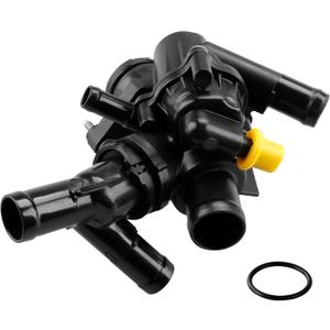 Engine Coolant Thermostat Housing Compatible with Mercedes-Benz GLA250 GLA45 AMG 2015-2020 CLA250 CLA45 AMG 2014-2019 Replacement for 2702000415 2702000615 2702002200 9025187 936207