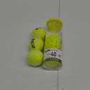 Franklin Sports X-40 Outdoor Pickleballs - Official Ball of USA Pickleball, APP Tour + US Open - Regulation Size (2 Count, Yellow), + 2 TCA Tennis Balls 