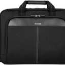 Targus Classic Slim Laptop Bag - Ergonomic Briefcase and Messenger Bag - Spacious Foam Padded for Laptops and Under (16 inch, Black)