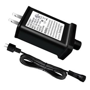 LED Transformer 29V 18W LED Power Supply Model TS-18W29V Replacement Parts IP44 US Plug Adapter, Seasonal-Use LED Driver for LED String Light, Christmas Tree Holiday Lighting