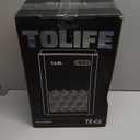 ToLife Dehumidifiers for Home, 1000 sq.ft Dehumidifier for Bedroom Bathroom Basement with 95 OZ Water Tank, Auto Shut Off 7 Colors LED Light, Gery