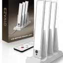 EZVALO Under Cabinet Lighting with Charging Station, Rechargeable Motion Sensor Light Indoor, Dimmable Closet Lights Wireless, 5700K, Motion Activated Under Counter Lights for Kitchen, Pantry(3 Pcs) (Cool White)