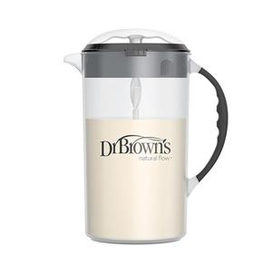 Dr. Brown's Baby Formula Mixing Pitcher with Adjustable Stopper, Locking Lid & No Drip Spout, Black, BPA Free, 36oz, 1 Pack