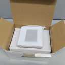 Zopsc Smart Bluetooth Wall Amplifier with 2.8in HD Touch Screen, FM Radio, Timer Control, Multi Zone Audio for Ceiling Speakers, 4x25W Output, Aluminum Alloy