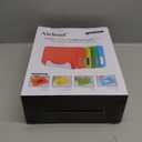 Plastic Cutting Board, Set of 4 with Storage Stand, Color Box Packed, BPA-Free, Preventing Cross-contamination of Different Food Types, Dishwasher Safe