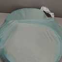 HONOMA Sturdy Mesh Laundry Hamper Basket Bag,Pop up Basket with Side Pocket for Laundry Room, Bathroom, Kids Room, College Dorm or Travel (Pop Horizontal, Emerald)