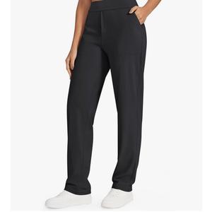 G4Free ShiftReady Yoga Pants Women High Waist Dress Work Pants with Pockets Straight Leg Business Casual Trousers. XL