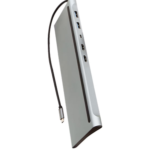 HELIX 5-in-1 USB-C® Docking Station in Silver