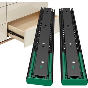 homdiy 10 Pair 20 Packs 22 Inch Full Extension Ball Bearing Drawer Slides Side Mount Soft Close Drawer Slides Drawer Glide