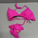 XUNYU Thong Bikini Sets for Women - Brazilian Micro String Bikinis Sexy Two Piece Swimsuit Triangle Top Halter Bathing Suits (Pink, S)
