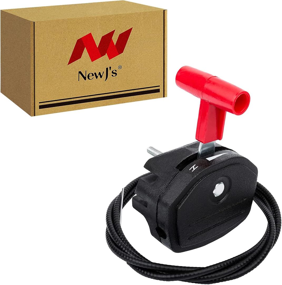 NewJ's Universal Lawn Mower Throttle Cable Lever Throttle Switch Control Handle Kit Fit for Lawnmower Garden