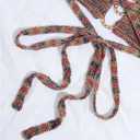 Floerns Women's Lace Up Backless Knitted Camisole Sleeveless Cropped Cami Tops (Brown Multi)