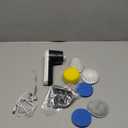 Electric Spin Scrubber, Cordless Shower Scrubber with Battery Level Display, 2 Speeds Electric Scrubber for Cleaning with 6 Replaceable Heads, Cleaning Brush for Bathroom/Sink/Window (White)