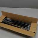 12 inches 12-Pack Trampoline Stakes Anchors High Wind Stake Heavy Duty U Hooks for Ground Lawn Garden Yard Stakes for Decorations Swing Set Shed (U Shape-Black)