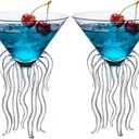 GAOGAO Octopus Cocktail Glass Creative Drinkware Bar Goblet Tools Snifters (Huge 2 Transparent)