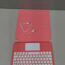 Harvopu for iPad 10th/11th Generation A16 Case with Keyboard, 360 Rotation Detachable Cover with Pencil Holder, Multi-Touch Trackpad, 7 Colors Backlit Keyboard for iPad (A16)/10th Gen (Pink)