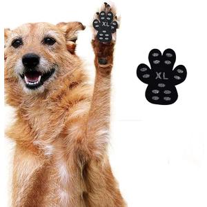 Dog Paw Protector Anti-Slip Grips to Keeps Dogs from Slipping On Hardwood Floors,Best for Summer Hot Pavement,Dog Shoes Booties Socks Replacemen XL (2.32" x2",41-60 lbs) 24PCS XXL
