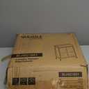 VASAGLE Laundry Sorter, 29 Gal. (110 L) Laundry Hamper Basket with 2 Compartments, Rolling Cart with Wheels, Shelf, Removable Bags, Pockets, Ink Black and Rustic Brown UBLH021B01