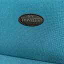 U.S. Traveler Rio Lightweight Softside Rolling Carry-on Suitcase, 2-Wheel Set, Teal
