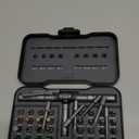 42 in 1 Magnetic Screwdriver Set, DIY Ratchet Screwdriver Set, Multi-Bit Magnetic Drive Set with Detachable Ratchet Handle, Portable Gray Repair Tool Kit for Bicycles, Bicycles, Computers as Gifts