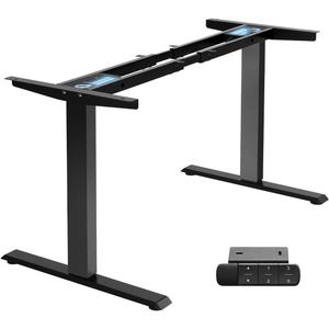 TOPSKY Dual Motor Electric Standing Desk Frame, Height Adjustable Sit Stand Base for Home Office, Fits Table Tops up to 70.8 x 31.5 Inch, 225 lb Capacity (Black, Without Stand)