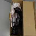 HULISEN 3 Tier Hanging Fruit Basket with Banana Hook, 36Inch HeavyDuty Wire Hanging Baskets for Kitchen Storage, Vegetable Produce Organizer (Including Installation Bracket)