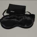 Blissy Silk Sleep Mask - Eye Sleeping Mask for Women & Men for Total Blackout - 100% Pure Mulberry Silk, 22 Momme 6a Fibers - Blindfold Sleep Mask Side Sleeper Eye Cover